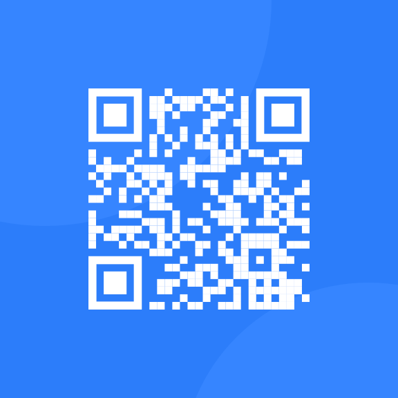 QR code leading to the FrontEnd Mentor website